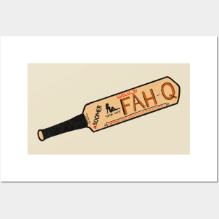 Fred O'Bannion Cricket Bat FAH-Q Posters and Art